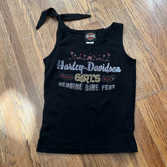 Harley-Davidson Black Tank Top, 6x - Picture 1 of 5